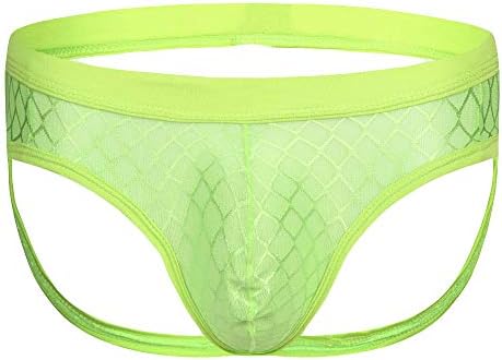 Men's Sexy Underwear Mens Sexy U Convex Pocket Bulge Mesh G-String Thong