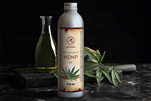 Hemp Oil 250ml - 100% Natural & Pure Cold Pressed Carrier Oil - Used for Skin Care - Haircare - Massage - Cosmetics - Oils Hemp - Image 6