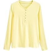 Gap Womens Ribbed Long Sleeve Henley Top Shirt