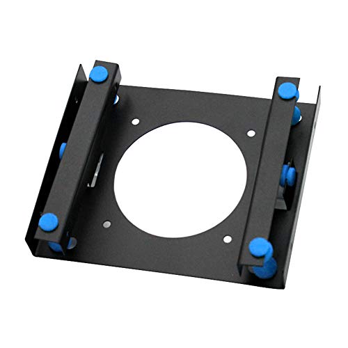 Shentesel Computer 3.5in to 5.25in Hard Disk Mount Adapter DVD ROM Bay Shockproof Bracket - Red - Thumbnail 6