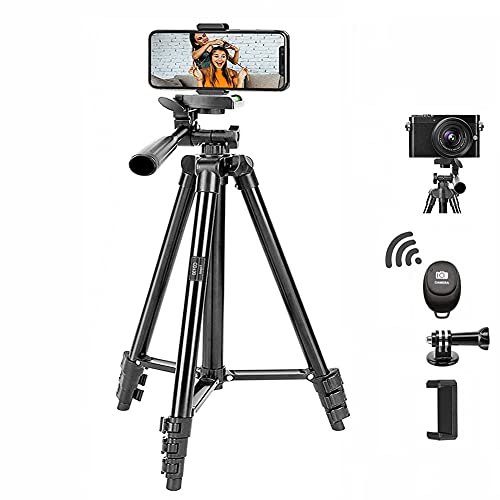 Phone Tripod, BONFOTO CD130 Aluminum Camera Tripod Portable Tabletop Travel Tripod Stand with 1/4\