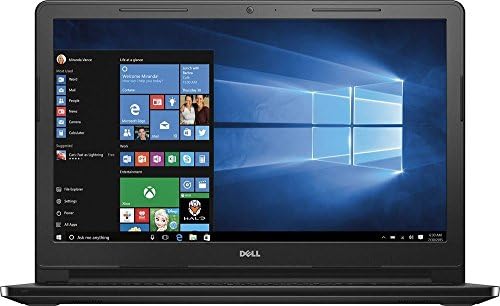 Lastest Dell Inspiron 15.6" Widescreen display 1366x768 HD Backlit LED Laptop, Intel Core i3-5015U processor 2.1 GHz, 6GB RAM, 250GB SSD, WiFi-AC, Bluetooth, HDMI, Webcam, No Optical Drive, Windows 10