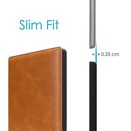 CASEBOT Genuine Leather Case for Kindle Oasis (9th Generation 2017