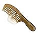 Natural Ox Horn Comb Width Tooth Horn Comb Anit-Static Horn Comb for Hair curler