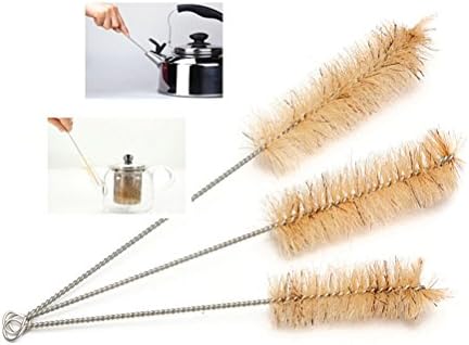 CHENGLAN 3 Pcs/Set Test Bottle/Tube Cleaning Brushes Nozzle/Spout Lab Cleaning Tool