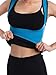 LAZAWG Womens Slimming Sweat Vest Hot Neoprene Shirt Body Shapers for Weight Loss Blue 2XL(Fulfilled by Amazon)