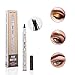 Long lasting Eyebrow pencil with Brown Brow Gel for Tattoo Eyes Makeup Fine Sketch Natural Hair-Like