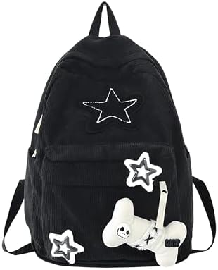 Amazon.com: KANGDAWEI Cute Star Denim Backpack, Grunge Y2K Vintage