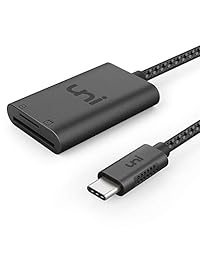 Lector de tarjetas USB C a SD MicroSD y adaptador SD uni USB tipo C [Thunderbolt 3] compatible con MacBook Pro, MacBook, iPad Pro MacBook Air 2018, Samsung Galaxy S9 S8, Surface Book 2 y más   gris