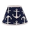 AHS Lighting Mix 'N Match Empire Lampshade With Washer Fitter, 12-Inch, Anchors Away - Navy 41DK%2BulVWrL. SS100