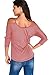 Pink Wind Women's Plunge V Neck Long Sleeve One Piece Bodysuit Jumpsuit Pink Large