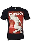 Eron Apparel Men's Marilyn Monroe Playboy Cover Crew Neck Top T Shirt