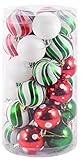 Christmas Balls Ornaments for Xmas Tree- 30Pcs