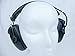 SHOOTING AND SAFETY MUFF STYLE ELECTRONIC HEARING PROTECTOR FULL STEREO, DUAL VOLUME CONTROLS, NRR 24 ADJUSTABLE HEAD BAND COMFORTABLE