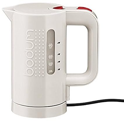 Bodum BISTRO Hervidor de agua eléctrico capacidad de  l color blanco