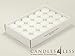 Candles4Less - 10 Hour White Unscented Votive Candles Set of 24 Perfect for Weddings, Restaurants, Hotels and Spas