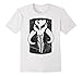 Mens Star Wars Mandalorian Warriors Skull Tusk Clan Logo T-Shirt 2XL White