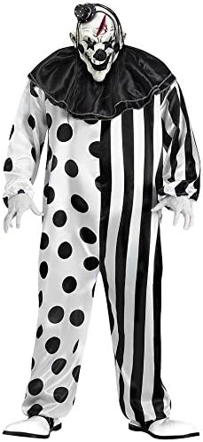 Amazon ハロウィン 仮装 衣装 メンズ Fun World 怖いピエロのコスチューム ワンサイズ コスプレ 仮装 通販 Amazon ハロウィン 仮装 衣装 メンズ Fun World 怖いピエロのコスチューム ワンサイズ コスプレ 仮装 通販