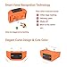BEST BUDS Dog Bark Collar No Barking Shock Collar for Small Medium Large Dogs with Humane No Shock Mode Vibration Beep Sound Automatic Adjustable Electric Training Collar Orangethumb 1