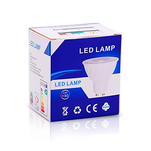 LED GU10 Flood Light Bulb, 40W Equivalent, 3000K Warm White Light