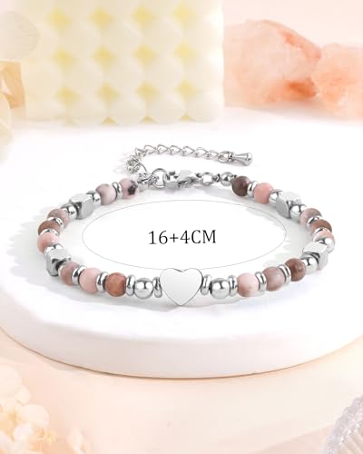 CheersLife Gift for women bracelet natural stones woman original gift teenager daughter gifts Christmas gift woman birthday gift bracelet gift for granny mum sister friend future mother