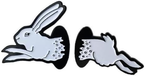 Matt Ritchie Cosmic Rabbit Soft Enamel Black Metal Plated Pin