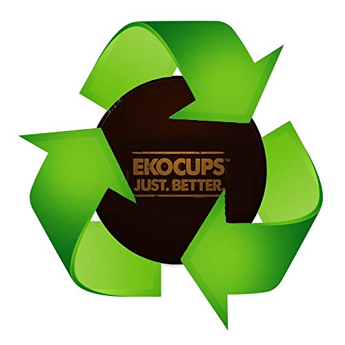 EKOCUPS Artisan Organic Burnt Caramel, Dark Roast Hot or Iced Coffee in