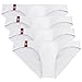 David Archy Men's 4 Pack Micromodal Air Sexy Bikinis and Briefs (S, White)