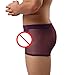 Tonsee® Sexy Men's See Through Briefs Shorts Underwear (M, Purple)