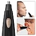 Nose Trimmer Ear Hair Trimmer for Men Women Rechargeable Professional Grooming Waterproof Wet Dry Use Washable Black