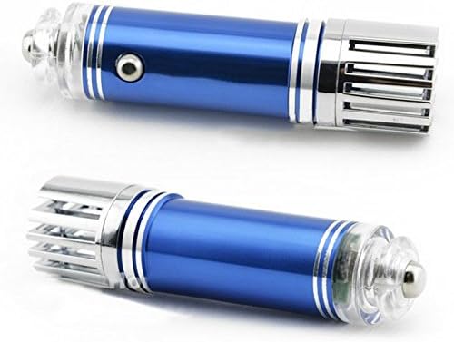 XIAOHE Car Home Fresh Air Ionic Purifier Oxygen Bar Ozone Ionizer Cleaner Universal (blue)