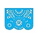 RICO RICO - Plastic Papel Picado 1 Pack, Ideal for a Mexican Fiesta, Cinco de Mayo, Mexican Themed Party and Fiesta Party Decorations,16 Feet Long - 10 Unique Designs.