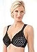Glamorise Women's Plus-Size Elegance Front Close Wonderwire, Print, 44DD