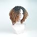 RUISENNA Afro Kinky Wig Short Curly Wigs Black and Brown Ombre WigS for balck Women 100% Heat Resistant Fiber Synthetic Wigs