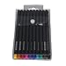 Miraclekoo Fineliner Color Pen Set, 0.4mm Colored Fine Liner Sketch Drawing Pen, Pack of 10 Assorted Colors
