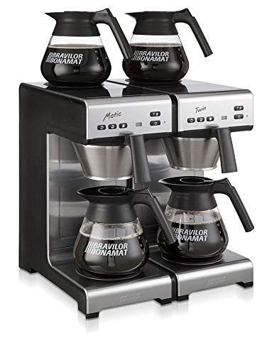 Bonamat Matic Twin Kaffeemaschine Festwasser inkl. 4 Glaskannen 1,7l 230V – Bild 4