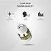 Rowkin Bit Stereo: True Wireless Earbuds w/Charging Case. Bluetooth Headphones, Smallest Cordless Hands-Free in-Ear Mini Earphones Headsets w/Mic & Noise Reduction for Android and iPhone (Gold)