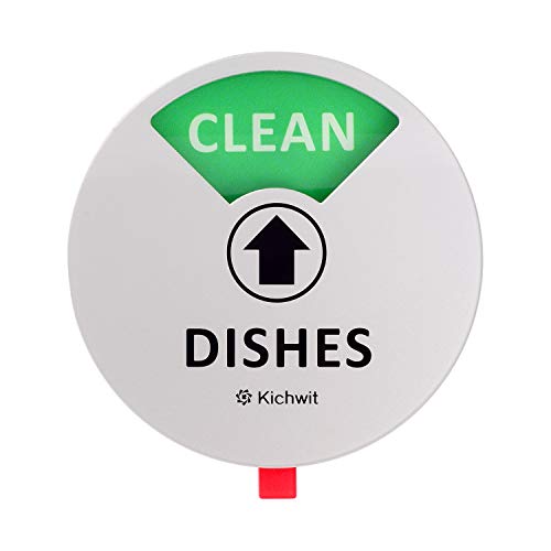 Kichwit Dishwasher Clean Dirty Sign Indicator with Running and Empty Options, Works on