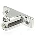 Amadget 2 PCS Marine Boat Deck Hinge Mount Bimini Top Fitting Hardware 316 Stainless Steel