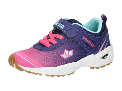 Lico Unisex Childrens Barney Vs Trainers, Pink, Purple, Turquoise, 4 UK