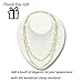 Hanging Jewelry Organizer + Pearl Necklace + 4 stripes Bracelet With 80 Double Sided Pockets - Bedroom, Wall & Closet Mount - Durable, Non-Woven Fabric - For Makeup, Nail Polish and Hair Accessories