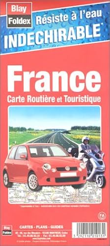 Download Carte routière et touristique : France (avec un index et résistant à l'eau, indéchirable) PDF