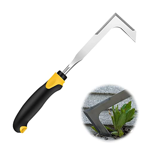 Taozoey Attrezzi da Giardino, Coltello per Erbacce in Acciaio Inossidabile, Rimuovere Le Erbacce, Estirpatore Erbacce Manuale, Strumento Manuale per diserbo di Fessure