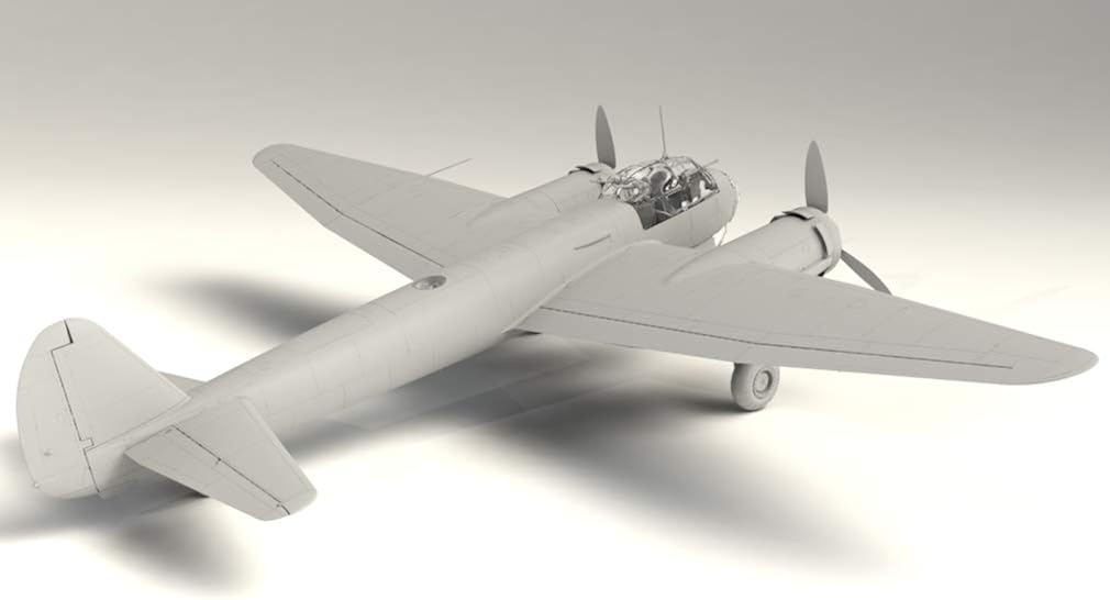 ICM 1:48 - Ju 88D-1 WWII German Recon. Plane, ICM48240 Gray - Image 4