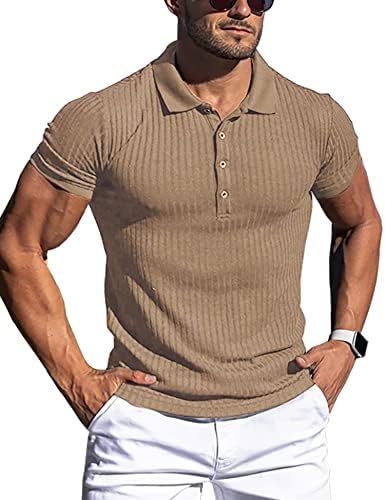 URRU Men's Muscle T Shirts Stretch Long 