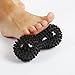 GRESATEK Peanut Spiky Massage Ball Foot Roller for Feet and Hands Best for Plantar Fasciitis Treatment Gentle and Comfortable Massage replicate Human Massage Therapist Finger Tips 2 Pack Black