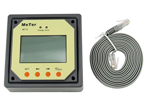 Sun yoba mt-5 lcd display remote meter for solar regula…