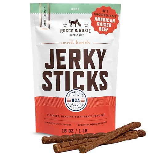 Rocco & Roxie Beef Jerky Dog Treats