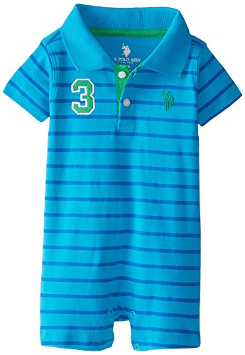 baby boy polo romper