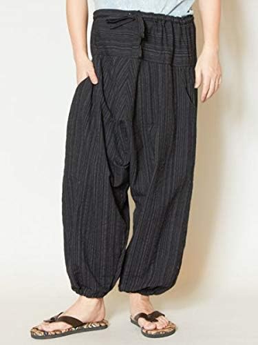 Amazon チャイハネ コップンサルエルパンツ Tgf 7601 Free ブラック ロングパンツ 通販